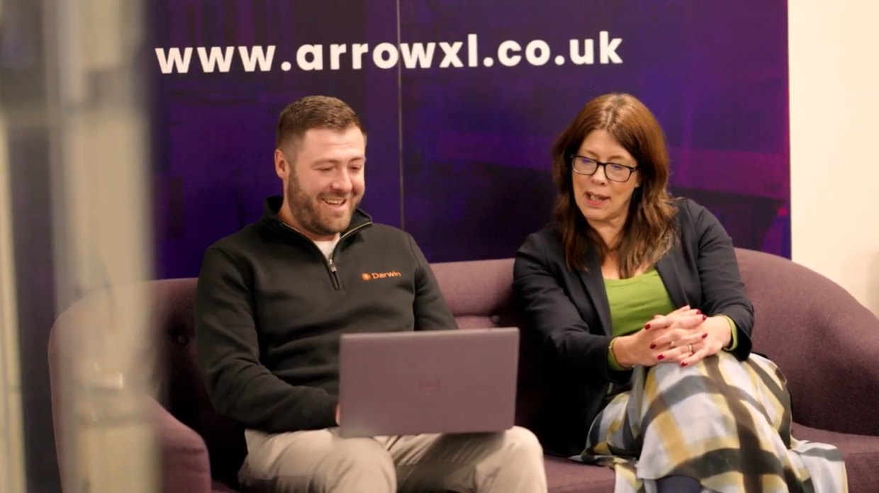 ArrowXL Case Study Greg Garnett from Darwin and Rachel Hopkins from ArrowXL discuss logistics technology procurement